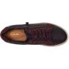 imageClarks Womens Nalle Lace SneakerWine Intrest Leather