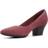 imageClarks Womens Teresa Step PumpDark Rose Suede