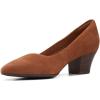 imageClarks Womens Teresa Step PumpDark Tan Suede