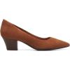 imageClarks Womens Teresa Step PumpDark Tan Suede