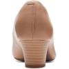imageClarks Womens Teresa Step PumpWarm Beige Leather