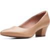 imageClarks Womens Teresa Step PumpWarm Beige Leather