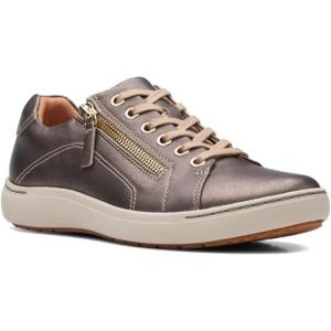 imageClarks Womens Nalle Lace SneakerBronze Metallic