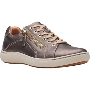 imageClarks Womens Nalle Lace SneakerMetallic bronze