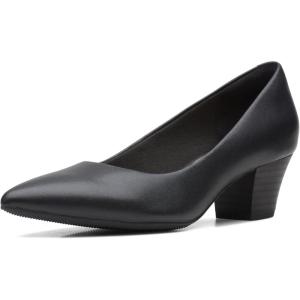 imageClarks Womens Teresa Step PumpBlack Leather