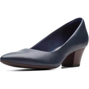 imageClarks Womens Teresa Step PumpNavy Leather