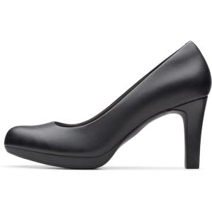 imageClarks womens Adriel Viola Dress Pump Black Leather 75 US