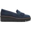 imageClarks Womens Airabell Slip LoaferNavy Suede