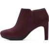 imageClarks Womens Ambyr Gem PumpBurgundy Suede
