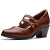 imageClarks Womens Emily2 Jane PumpTan Leather