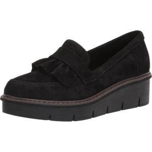 imageClarks Womens Airabell Slip LoaferBlack Suede