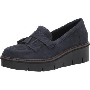 imageClarks Womens Airabell Slip LoaferNavy Suede