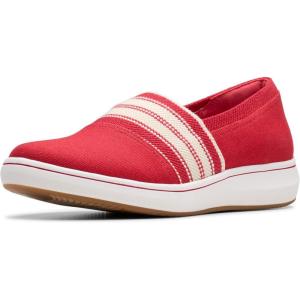 imageClarks Womens Breeze Sky Mist LoaferRed Textile