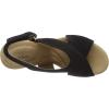 imageClarks Womens Giselle Cove Wedge SandalBlack Leather