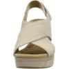 imageClarks Womens Giselle Cove Wedge SandalDusty Rose Suede