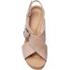 imageClarks Womens Giselle Cove Wedge SandalSand Nubuck