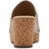 imageClarks Womens Giselle Orchid Slide SandalPewter Metallic Leather