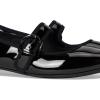 imageClarks Womens Natalyn May Mary Jane FlatBlack Patent Synthetic