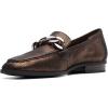imageClarks Womens Sarafyna Iris Dress LoaferBronze Metallic Leather