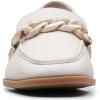 imageClarks Womens Sarafyna Iris Dress LoaferWhite Leather