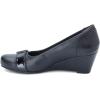 imageClarks Womens Wedge PumpBlack Leather