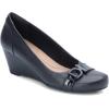 imageClarks Womens Wedge PumpBlack Leather