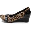 imageClarks Womens Wedge PumpTan Leopard Suede