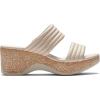 imageClarks Womens Chelsea Path Leather Chunky Wedge SandalsSand Leather