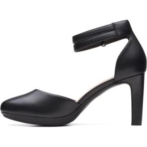 imageClarks Womens Ambyr Skip PumpBlack Leather