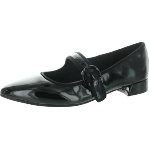 imageClarks Womens Natalyn May Mary Jane FlatBlack Patent Synthetic