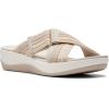 imageClarks Womens Arla Wave Slide SandalBeige Combi