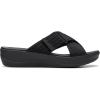 imageClarks Womens Arla Wave Slide SandalBlack Textile