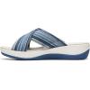 imageClarks Womens Arla Wave Slide SandalBlue Combi