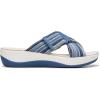 imageClarks Womens Arla Wave Slide SandalBlue Combi