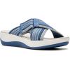 imageClarks Womens Arla Wave Slide SandalBlue Combi