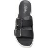 imageClarks Womens Drift Buckle Slide SandalBlack