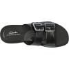 imageClarks Womens Drift Buckle Slide SandalBlack Snake