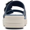 imageClarks Womens Drift Buckle Slide SandalDenim Combi