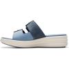 imageClarks Womens Drift Buckle Slide SandalDenim Combi