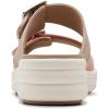 imageClarks Womens Drift Buckle Slide SandalPeach Combi