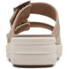 imageClarks Womens Drift Buckle Slide SandalSand Combi
