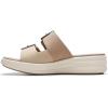 imageClarks Womens Drift Buckle Slide SandalSand Combi