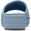 imageClarks Womens Drift Twist Slide SandalLight Blue Synthetic