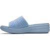 imageClarks Womens Drift Twist Slide SandalLight Blue Synthetic