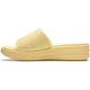 imageClarks Womens Drift Twist Slide SandalPale Yellow Synthetic