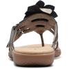 imageClarks Womens Elizabelle Mae Flip FlopPewter Metallic Synthetic