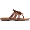 imageClarks Womens Elizabelle Mae Flip FlopTan Combi