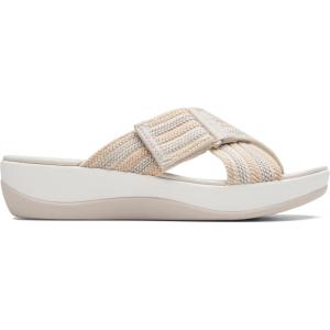imageClarks Womens Arla Wave Slide SandalBeige Combi