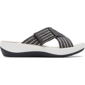 imageClarks Womens Arla Wave Slide SandalBlack Combi