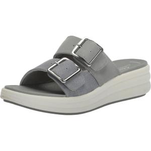 imageClarks Womens Drift Buckle Slide SandalLilac Combi